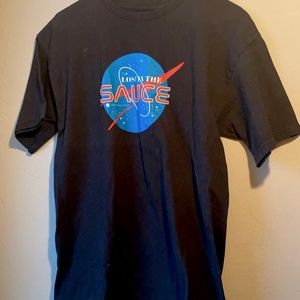 Medium Black "Lost in the Sauce" Short Sleeve